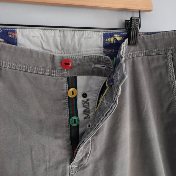 MMX Mens Chinos Straight Leg 5-Pocket Button Fly Trouser Pants - Picture 5 of 10